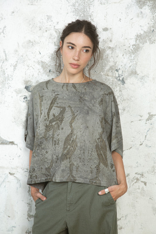 Camisa Cartucho ❁ Feijoa y Eucalipto